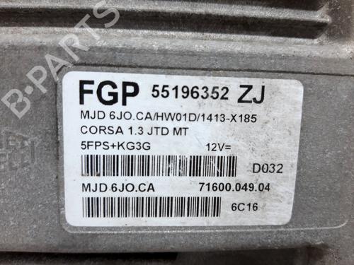 Engine control unit (ECU) OPEL CORSA C (X01) 1.3 CDTI (F08, F68) | BP20753995M57 