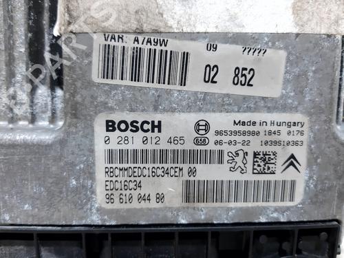 Engine control unit (ECU) PEUGEOT 207 (WA_, WC_) 1.6 HDi | BP20747239M57 