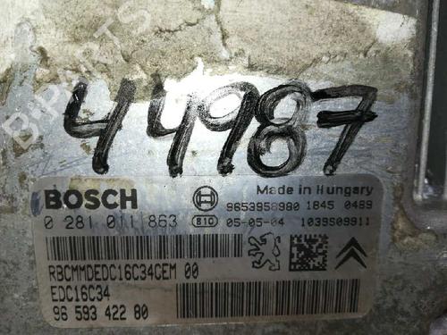 Engine control unit (ECU) CITROËN C4 Coupe (LA_) 1.6 HDi | BP20801627M57 