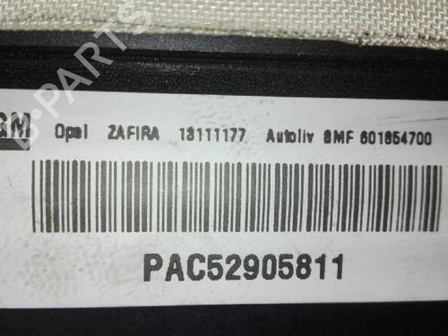 Passenger airbag OPEL ZAFIRA / ZAFIRA FAMILY B (A05) 1.9 CDTI (M75) | BP20784455C10 