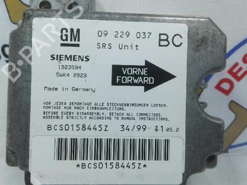 ECU airbags OPEL ASTRA G Hatchback (T98) 1.7 CDTI (F08, F48) | BP20805969M53 