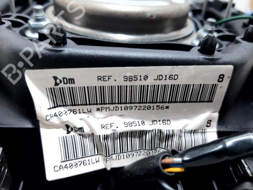 Driver airbag NISSAN QASHQAI / QASHQAI +2 I (J10, NJ10, JJ10E) 1.5 dCi | BP20742874C9 