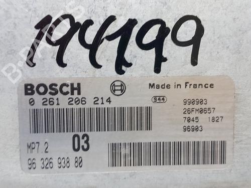 Engine control unit (ECU) CITROËN XSARA (N1) 1.6 i | BP30636725M57