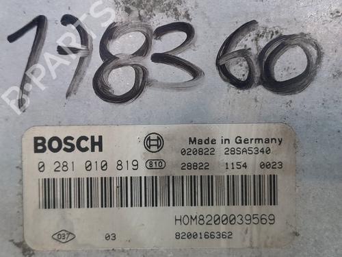 Engine control unit (ECU) RENAULT MEGANE I (BA0/1_)  | BP23565252M57 