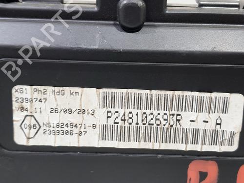 Instrument cluster RENAULT KANGOO / GRAND KANGOO II (KW0/1_) 1.5 dCi 90 (KW05, KW08, KW0G, KW11) | BP24649738C47 