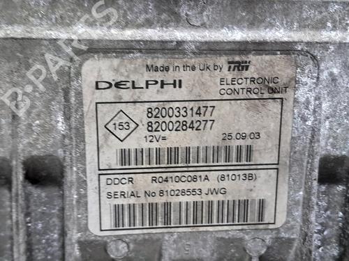 Engine control unit (ECU) RENAULT CLIO II (BB_, CB_)  | BP20762917M57 