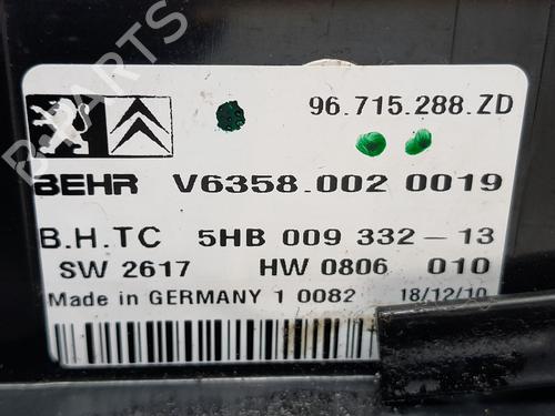 Climate control CITROËN C5 III (RD_) 2.0 HDi 140 (RDRHF8, RDRHFA, RDRHA8, RDRHAJ) | BP39189339I5 - Image 3
