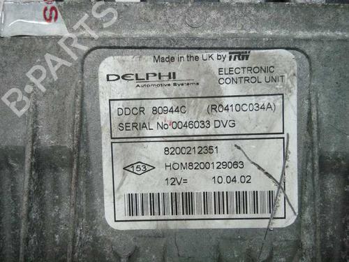 Engine control unit (ECU) RENAULT CLIO II (BB_, CB_)  | BP20797308M57 