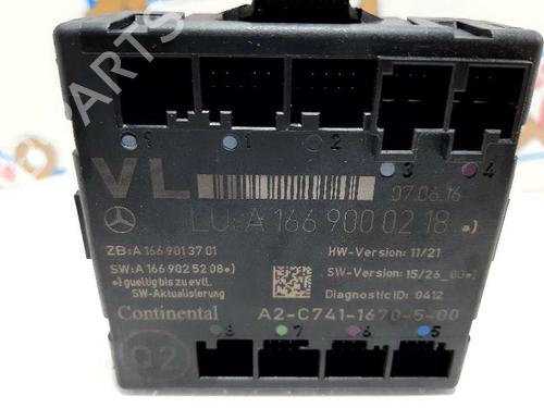 Comfort control module MERCEDES-BENZ A-CLASS (W176) A 180 CDI / d (176.012) | BP20731968M56 
