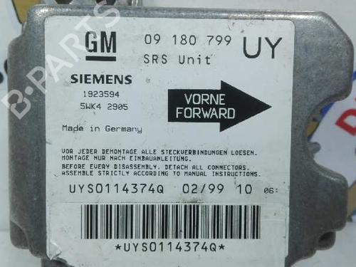 Kollisjonspute styreenhet OPEL ASTRA G Hatchback (T98) 1.6 16V (F08, F48) | BP20806087M53 