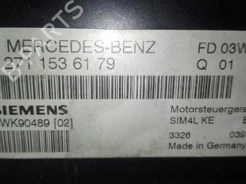 Engine control unit (ECU) MERCEDES-BENZ C-CLASS Coupe (CL203) C 180 Kompressor (203.746) | BP20792625M57 