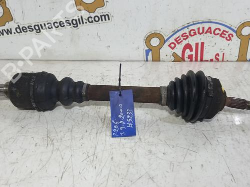 Used Left front driveshaft PEUGEOT 206 Hatchback (2A/C) 1.9 D (69 hp) 20755235