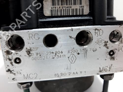 ABS pump RENAULT CLIO III (BR0/1, CR0/1) 1.6 16V (BR05, BR0B, BR0Y, BR15, BR1J, BR1M, BR1Y, CR0B,... | BP20738760M43 