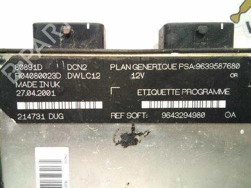 Engine control unit (ECU) CITROËN XSARA (N1) 1.9 D | BP20795866M57 