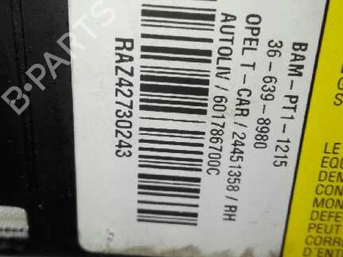 Right curtain airbag OPEL ASTRA H (A04) 1.7 CDTI (L48) | BP20779125C12 