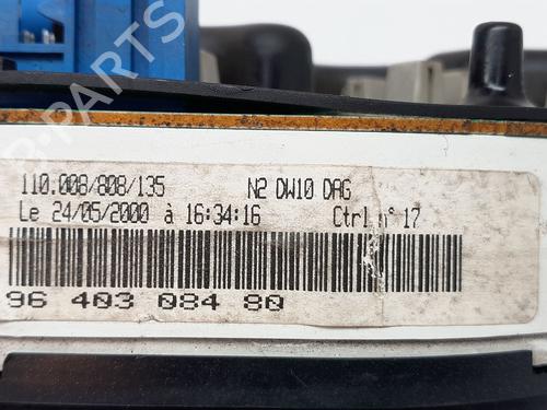 Instrument cluster PEUGEOT 306 Break (7E, N3, N5) 2.0 HDI 90 | BP25607930C47 