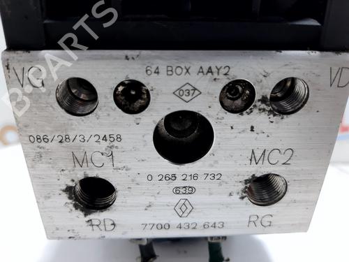 ABS pump RENAULT MEGANE I Coach (DA0/1_) 1.9 dTi (DA0N) | BP20739522M43 