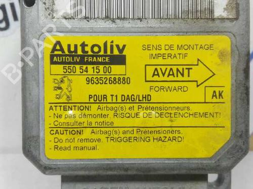 ECU airbags PEUGEOT 206 Hatchback (2A/C) 1.4 HDi eco 70 | BP20805985M53 