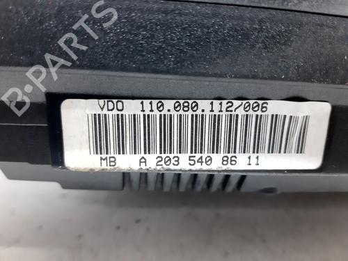 Instrument cluster MERCEDES-BENZ C-CLASS Coupe (CL203) C 220 CDI (203.706) | BP20755720C47 
