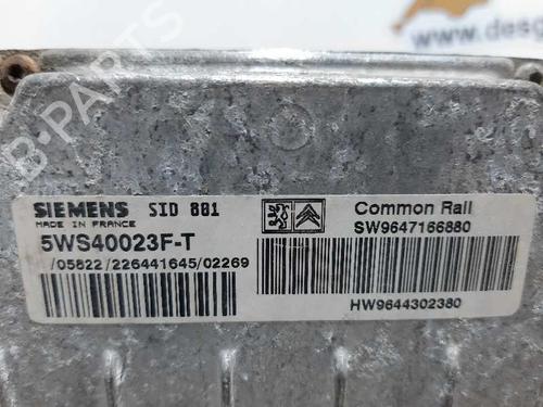 Engine control unit (ECU) CITROËN XSARA Coupe (N0) 2.0 HDI 90 | BP20729807M57 