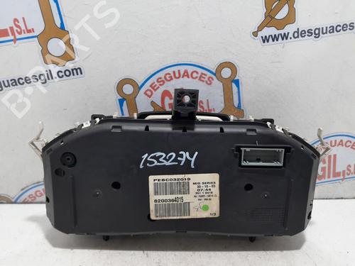 Instrument cluster RENAULT MEGANE II (BM0/1_, CM0/1_) 1.5 dCi (BM02, BM13, BM2A, CM02, CM13) | BP20761791C47 