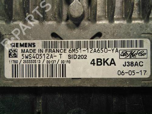 Engine control unit (ECU) FORD FOCUS C-MAX (DM2)  | BP20798585M57 