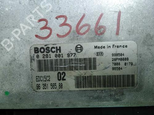 Engine control unit (ECU) PEUGEOT 406 (8B) 2.0 HDI 110 | BP20794680M57 