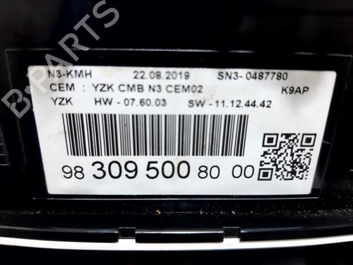 Instrument cluster PEUGEOT PARTNER Box Body/MPV (K9) 1.5 BlueHDi 100 | BP21828519C47 