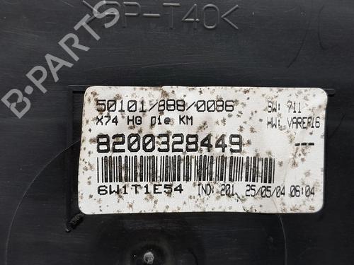 Instrument cluster RENAULT LAGUNA II (BG0/1_) 1.9 dCi (BG08, BG0G) | BP20768953C47 
