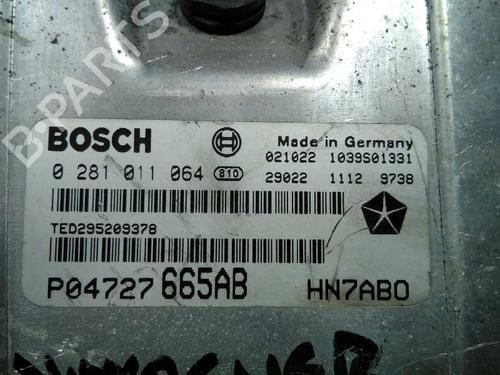 Engine control unit (ECU) CHRYSLER VOYAGER IV (RG, RS) 2.5 CRD | BP20801363M57 