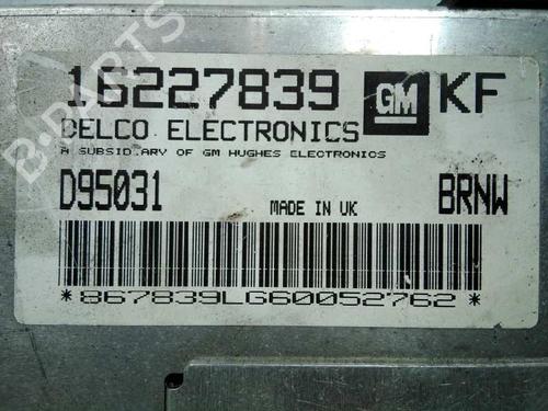 Engine control unit (ECU) OPEL TIGRA (S93) 1.6 16V (F07) | BP20799442M57 
