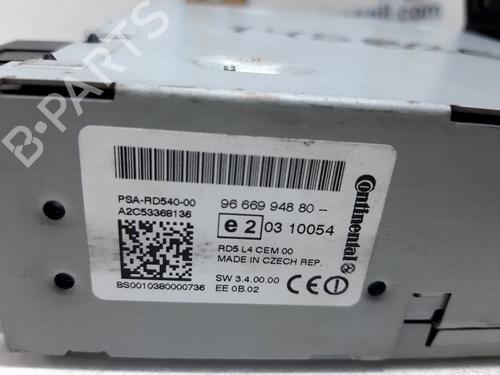 Radio PEUGEOT 508 SW I (8E_) 1.6 HDi | BP20757230E6 