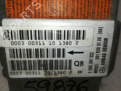 ECU airbags MERCEDES-BENZ A-CLASS (W168) A 170 CDI (168.008) | BP20808663M53 