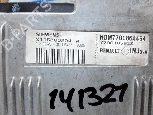 Engine control unit (ECU) RENAULT MEGANE I (BA0/1_) 1.6 e (BA0F, BA0S) | BP20754272M57 