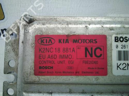 Engine control unit (ECU) KIA SHUMA II (FB) 1.6 | BP20801248M57 