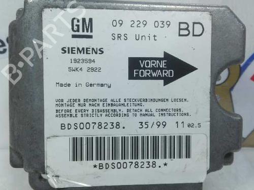ECU airbags OPEL VECTRA B (J96) 1.7 TD (F19) | BP20806182M53 