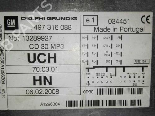 Radio OPEL CORSA D (S07) 1.3 CDTI (L08, L68) | BP20787374E6 