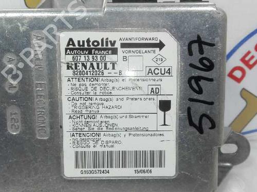 ECU airbags RENAULT MEGANE II (BM0/1_, CM0/1_) 1.4 16V (BM0B, CM0B) | BP20805099M53 