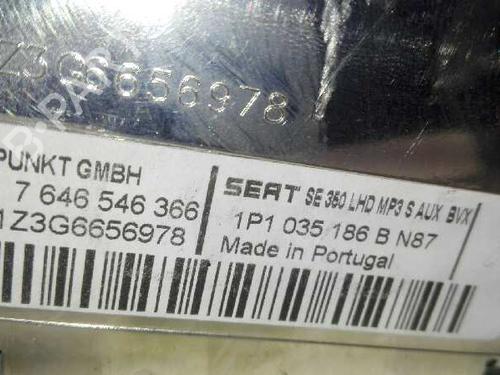 Radio SEAT LEON (1P1)  | BP28492184E6 