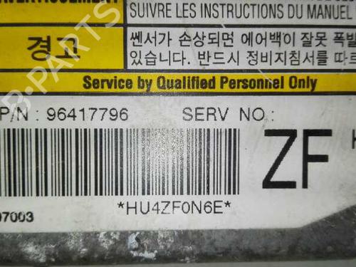 ECU airbags CHEVROLET REZZO MPV (U100) 1.6 | BP20784221M53 
