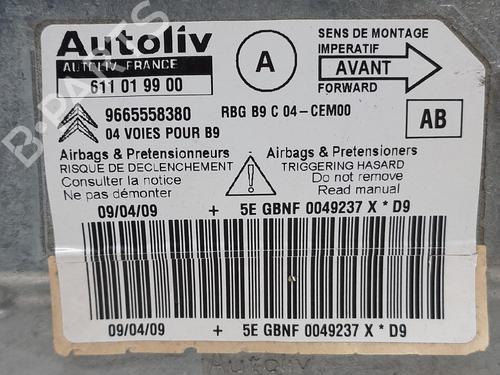 Kollisjonspute styreenhet CITROËN BERLINGO MULTISPACE (B9) 1.6 HDi 90 | BP27360396M53 