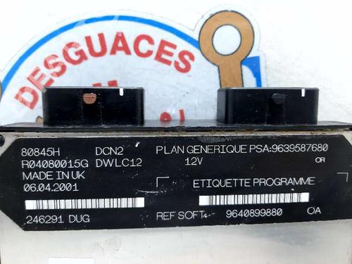 Engine control unit (ECU) PEUGEOT 206 Hatchback (2A/C) 1.9 D | BP20735075M57 