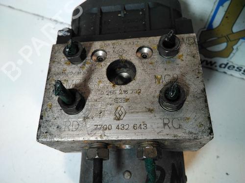ABS Bremseaggregat RENAULT MEGANE I (BA0/1_) 1.9 dTi (BA08, BA0N) | BP20789556M43