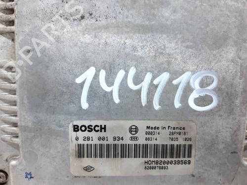 Engine control unit (ECU) RENAULT SCÉNIC I MPV (JA0/1_, FA0_) 1.9 dCi (JA05, JA1F) | BP20756110M57 