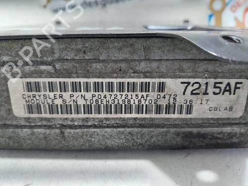 Engine control unit (ECU) CHRYSLER VOYAGER / GRAND VOYAGER III (GS_, NS_) 3.8 i AWD | BP20759936M57 