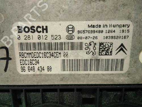 Engine control unit (ECU) PEUGEOT 207 (WA_, WC_) 1.4 HDi | BP20795551M57 