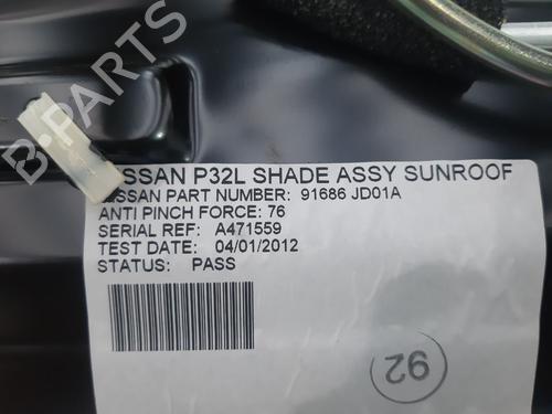 Sunroof NISSAN QASHQAI / QASHQAI +2 I (J10, NJ10, JJ10E) 1.6 dCi | BP26333227C124 