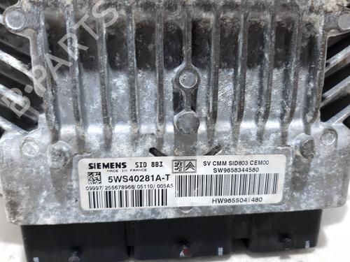 Engine control unit (ECU) CITROËN C4 Coupe (LA_) 2.0 16V | BP20803578M57 