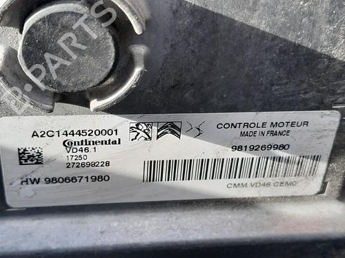 Engine control unit (ECU) CITROËN C3 AIRCROSS II (2R_, 2C_) 1.2 PureTech 110 (2RHNZB, 2RHNZW, 2RHNPX, 2RHNPJ) | BP39186949M57 - Image 2