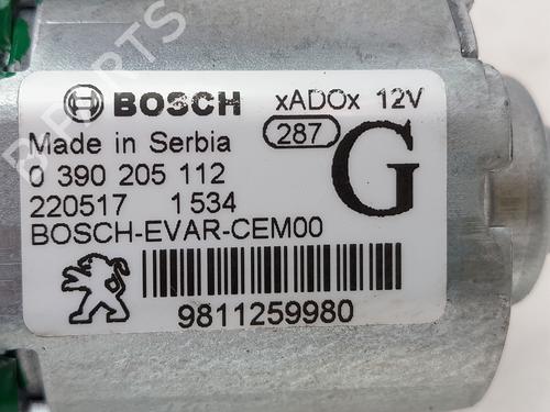 Rear wiper motor PEUGEOT 5008 II (MC_, MJ_, MR_, M4_) 1.2 THP (MRHNYH, MRHNYW, MRHNSJ, MRHNSU, MRHNSM) | BP31091483M102